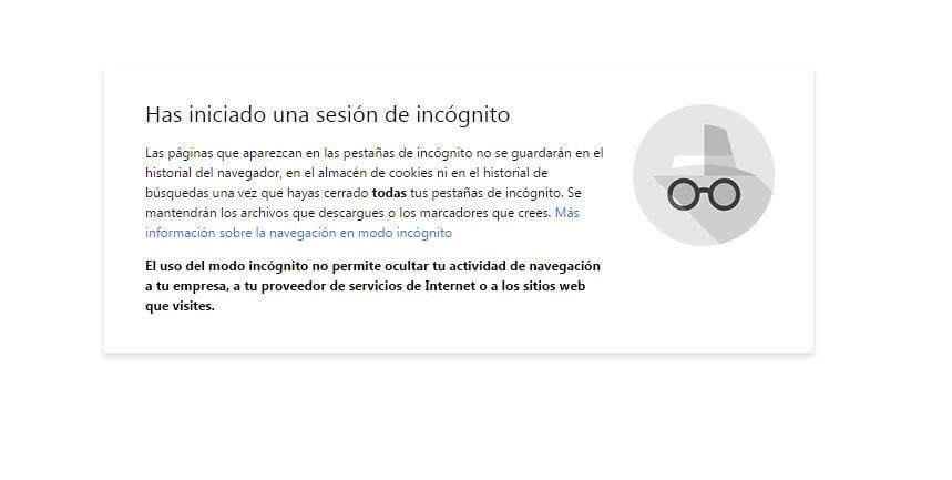 atajos del teclado Windows navegar en incógnito
