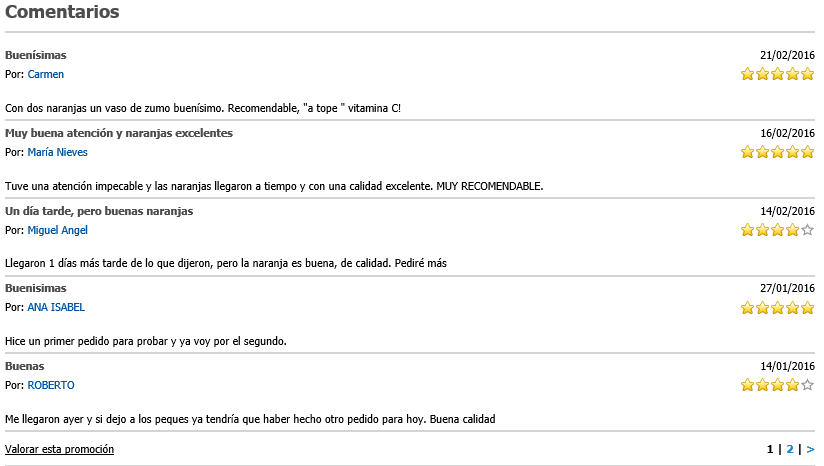 opiniones