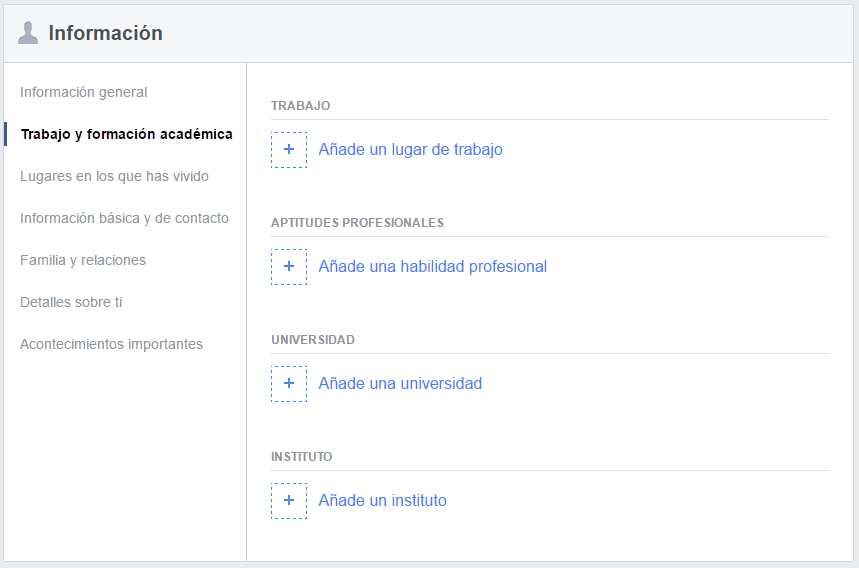 Privacidad en Facebook