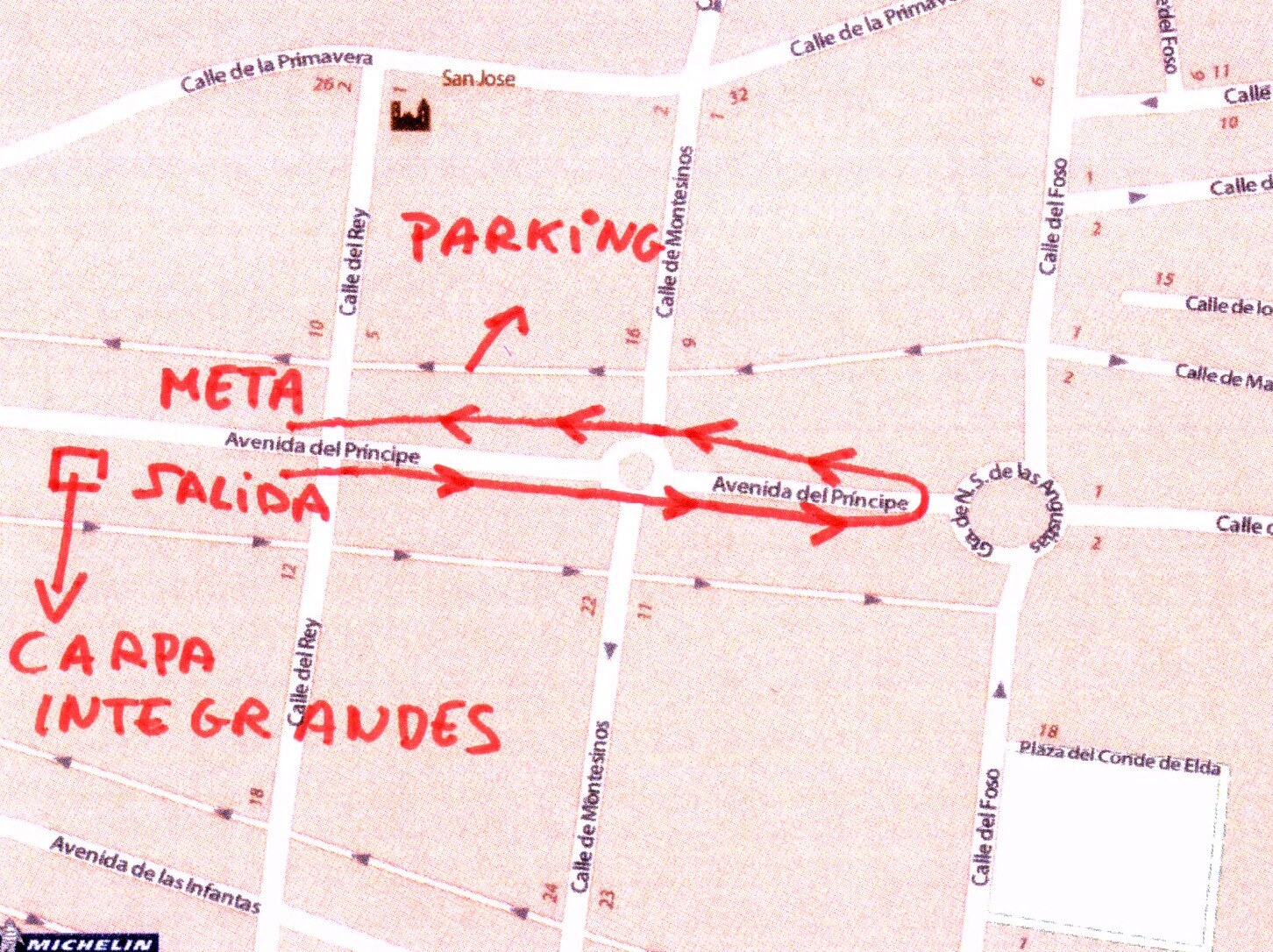 recorrido carrera integrandes